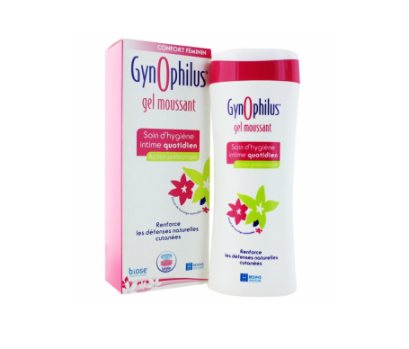 gynophilus gel moussant intime lot de 2 flacons de 250 ml