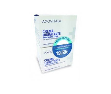 axovital crema hidratante pieles normales 2x50ml