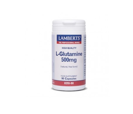 lamberts l glutamina 500mg 90 c ps