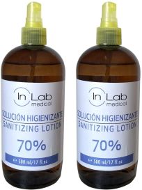 inlab gel hidroalcoh lico higienizante 2x500ml
