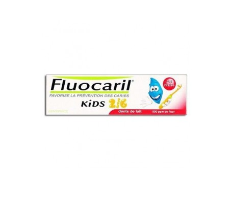 fluocaril pasta dent frica infantil 26an sabor fresa