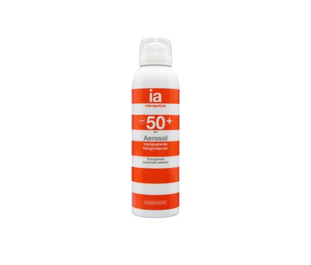 interapothek aerosol trasparante fotoprotector spf50 250 ml