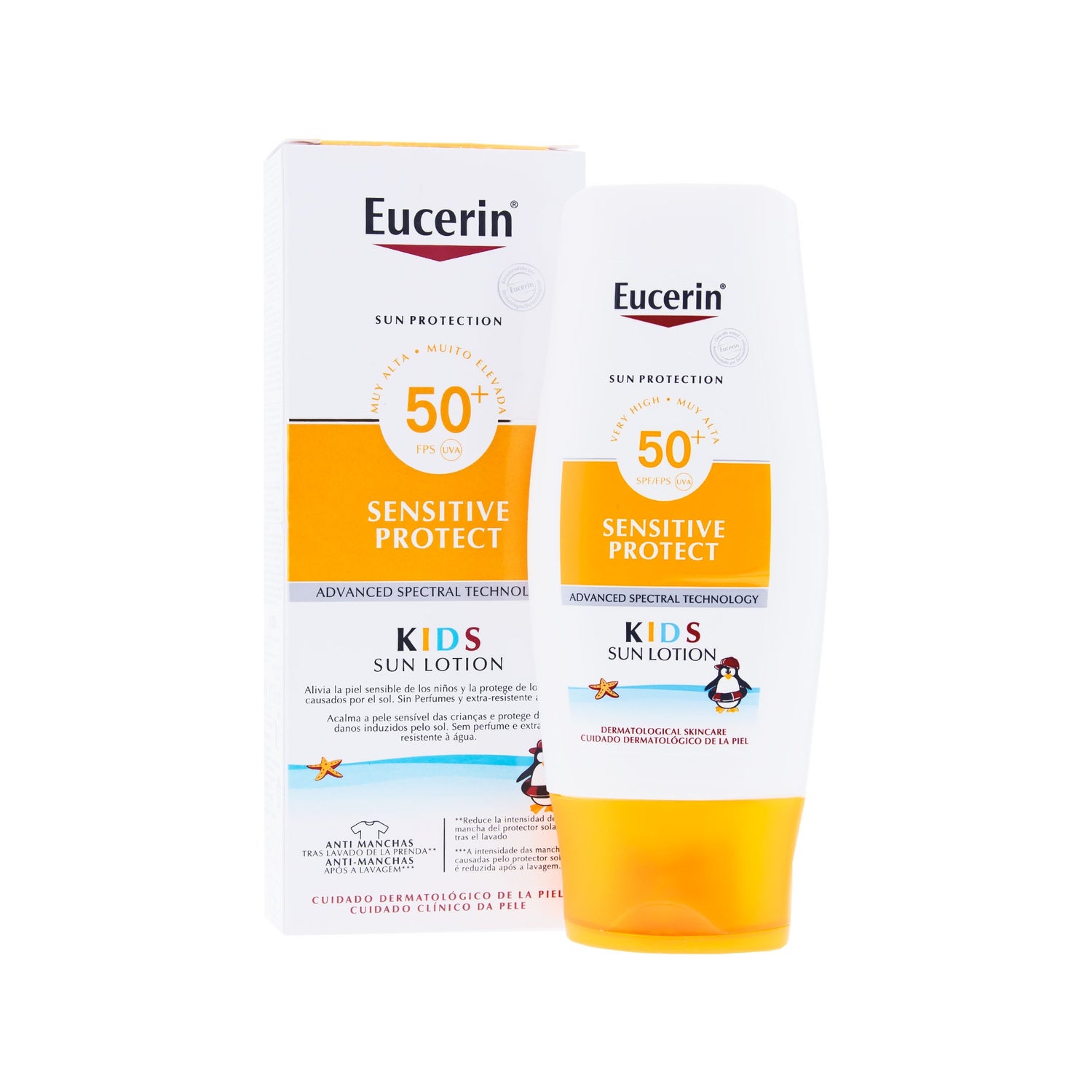 eucerin sun loci n infantil sensitive protect spf50 150 ml