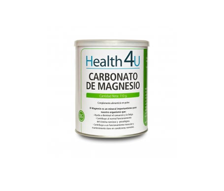 h4u carbonato de magnesio 110 g en polvo