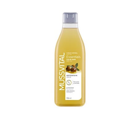 mussvital essentials gel ba o aceite de oliva 750 ml