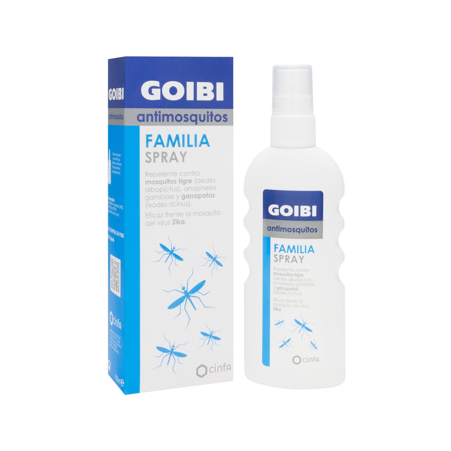 goibi repelente insectos spray para la familia 100ml