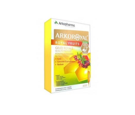 arkopharma arkoroyal royal fruits 20 ampollas
