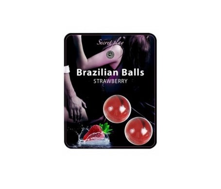 secret play brazilian balls aroma fresa 8gr