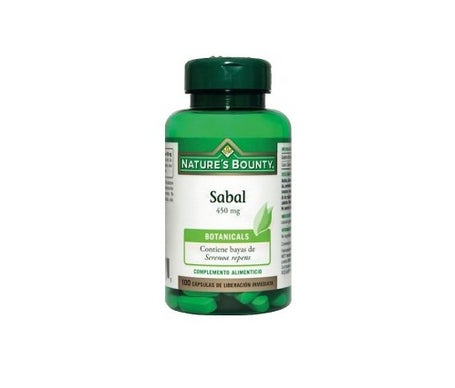 nature s bounty sabal 450 mg 100 c psulas