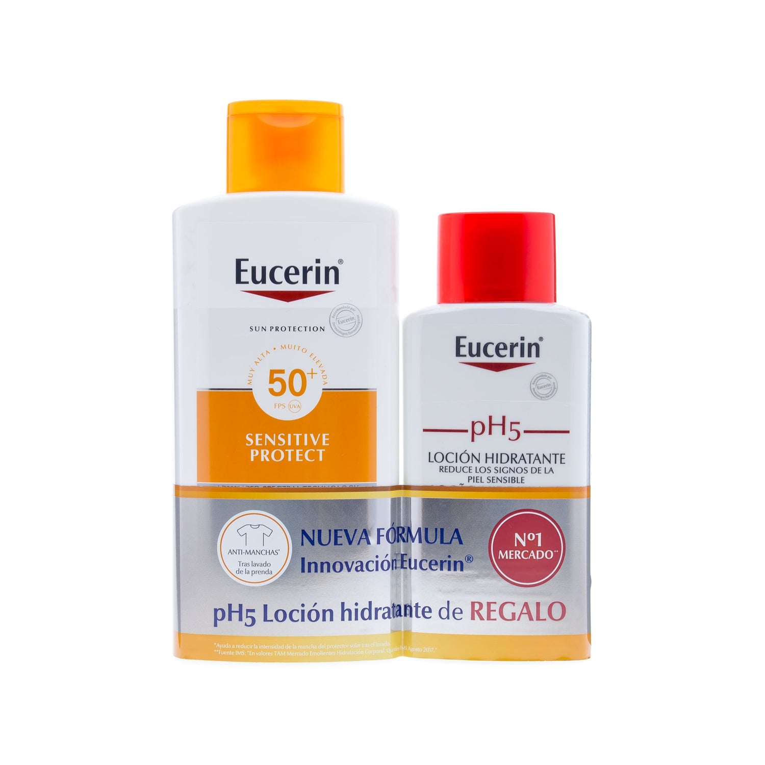 eucerin sun locion spf50 400ml loci n 200ml