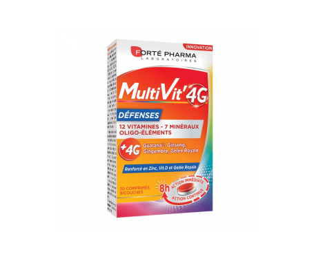fort pharma multivit 4g defensas 30 comprimidos