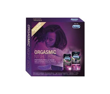 durex orgasmic night box gel 10ml preservativos 12uds