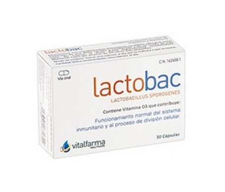 vitalfarma lactobac 30 capsulas