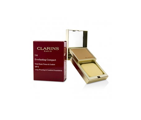 clarins everlasting compact foundation 114 cappuccino