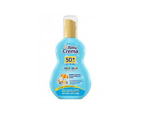 baby crema leche protectora solar infantil color divertido spf 50 pulverizador 150ml
