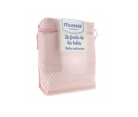 mustela pack fiesta bolsa isotermica rosa