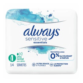 always serviet period sensitiv normal 14
