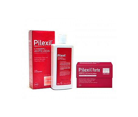 pilexil pack forte 15 5 ampollas champ antica da 300ml