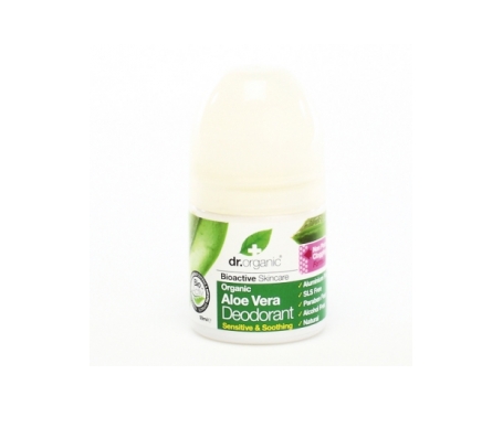 dr organic desodorante aloe vera 50ml