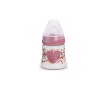 suavinex 3 speed silicone ttine botella rosa cosido 150ml