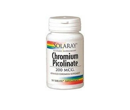 solaray chromium picolinate 200 50 tabletas