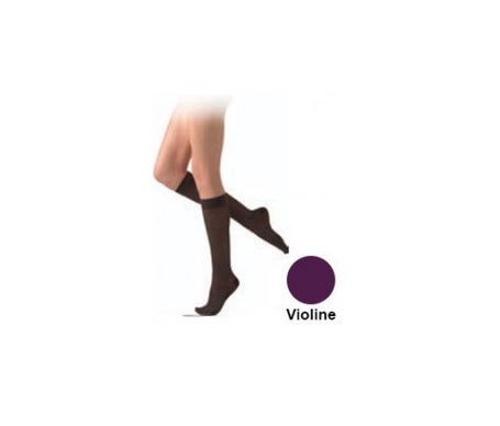 sigvaris diaphane calcetines de mujer contenci n 2 color viol n talla mediana m altura normal