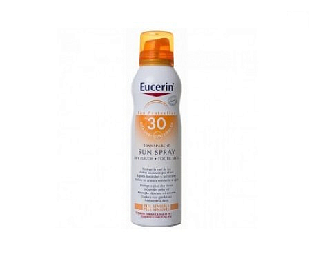 eucerin sun spray transparente toque seco spf30 200ml