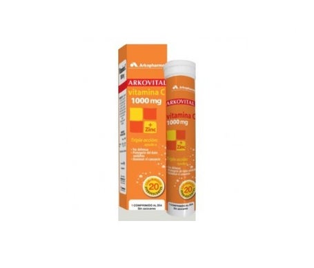 arkovital vitamina c 1000mg zinc 20comp