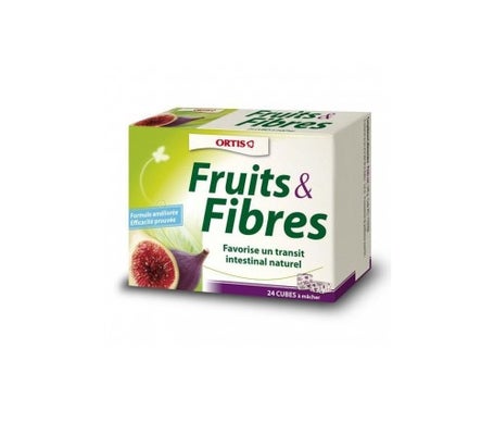 ortis fruit fibre easy transit 24 pastillas mcher