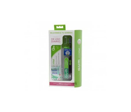 gum pack activital gel dentifrico 75ml cepillo sonic