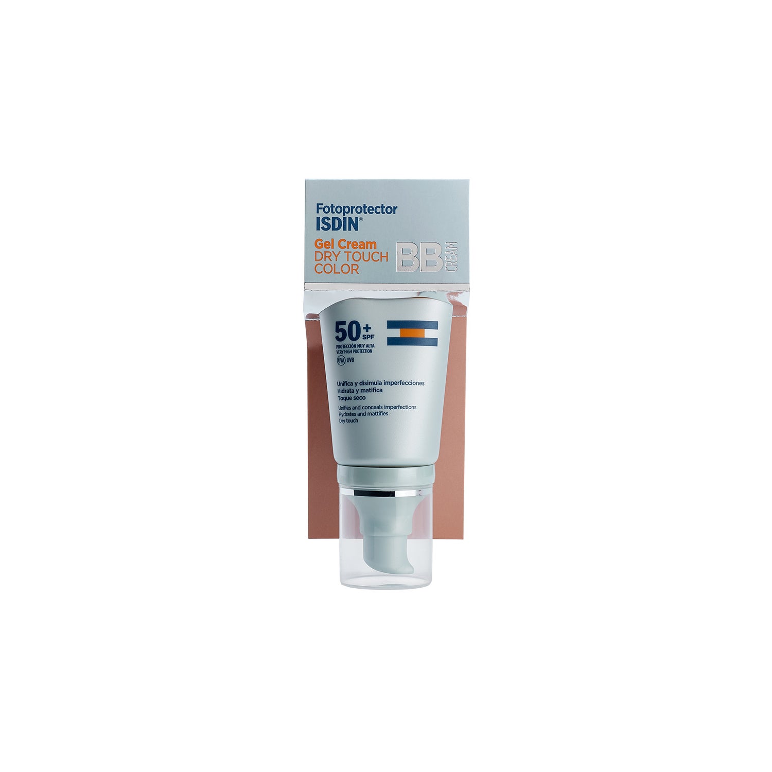 fotoprotector isdin dry touch gel crema color spf50 50ml