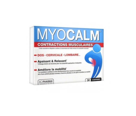 3c pharma myocalm contracciones musculares 30 comprimidos