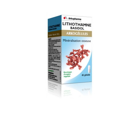 arkopharma arkoglules lithothamne basidol 150 glules