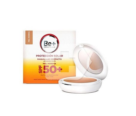 be maquillaje protector spf50 compacto piel morena 10g