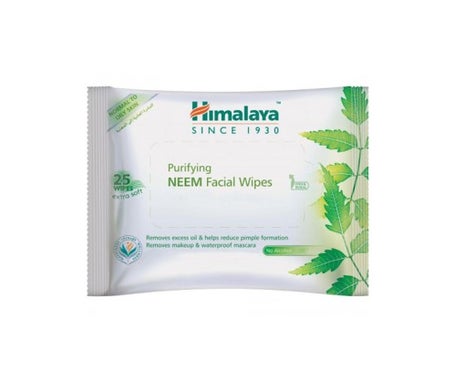 toallitas limpiadoras faciales de neem 25 s