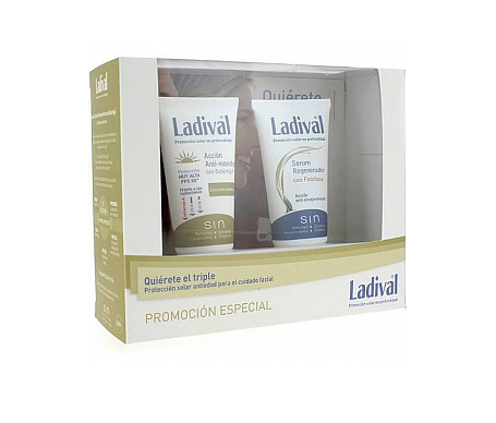 ladival pack antimanchas emulsion spf50 50ml serum regenerado