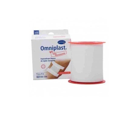 omniplast esparadrapo hipoal rgico tejido resistente 5mx5cm 1ud