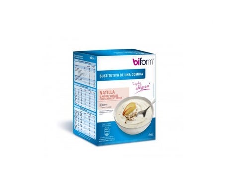 biform natillas yogur de cereales y fruta 6 sobresx50g