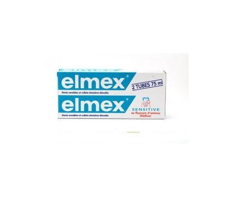elmex pasta de dientes sensible 2 x 75 ml
