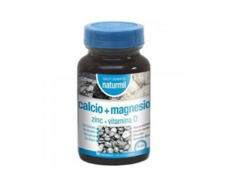 naturmil calcio magnesio zinc vitamina d 90 comprimidos