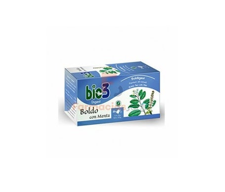 bio3 boldigest boldo con menta 25 filtros