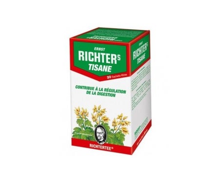 las 20 bolsas filtrantes de t de hierbas purificante y equilibrante de ernst richter