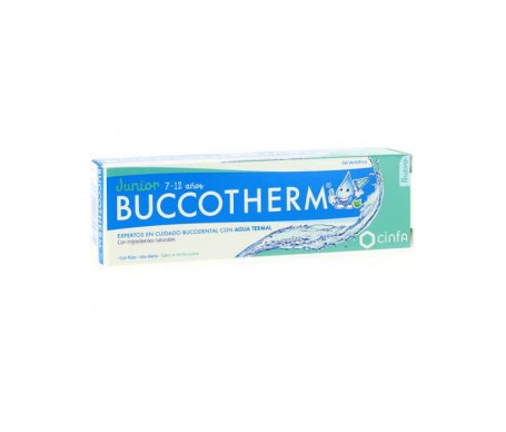 buccotherm junior gel dentrifico 7 12 a os 50 ml