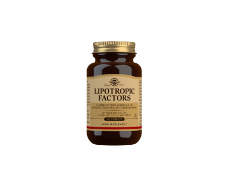 solgar lipotropic factors 100 comprimidos