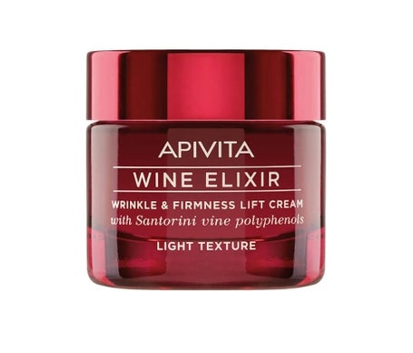 apivita wine elixir crema antiarrugas reafirmante con efecto lifting textura ligera 50ml