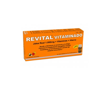 revital vitaminado jalea real 1000mg 20amp bebibles