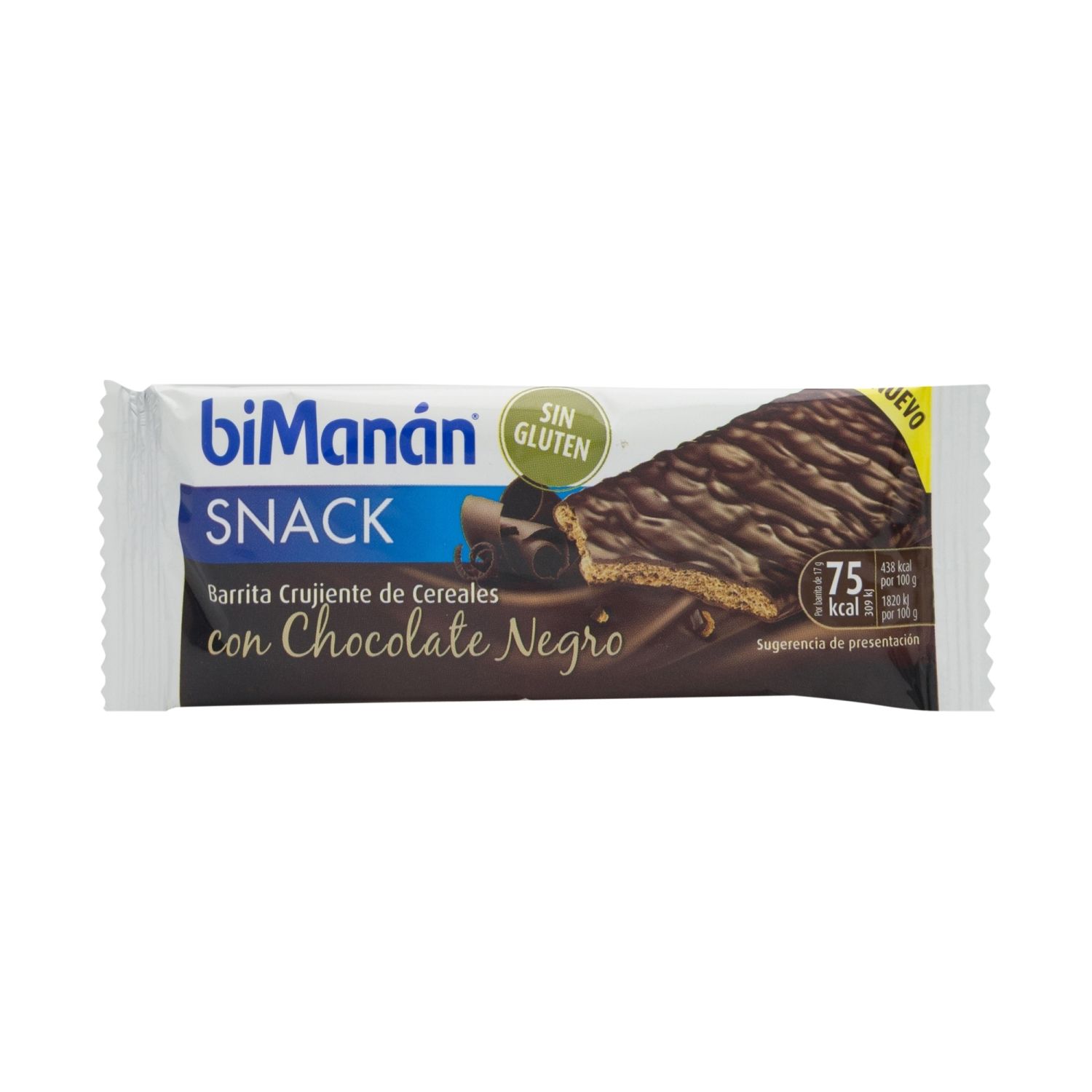 biman n snack chocolate negro 1 unidad