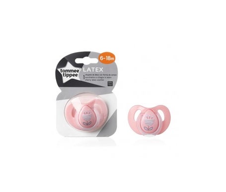 tommee tippee chupete 6 18 meses rosa