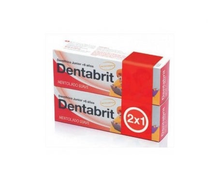 dentabrit junior pack pasta dental 2x50ml
