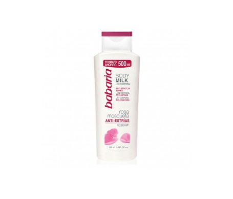 babaria rosa mosqueta leche corporal anti estr as 500ml